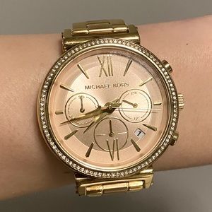 Michael Kors Rose Gold/ Gold Watch